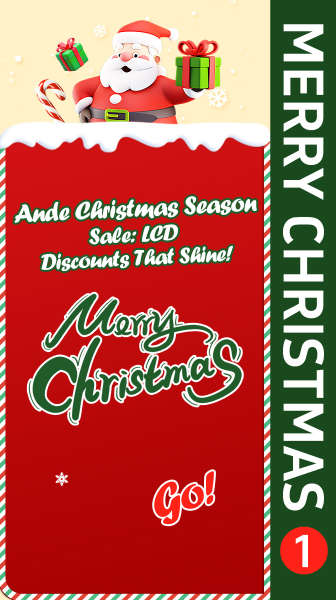 Ande Christmas Season Sale: LCD Discounts That Shine!
