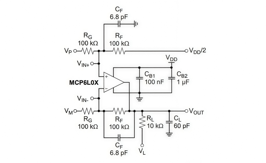 MCP6L04T-E/ST Operational Amplifier Explained