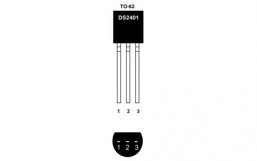DS2401 Silicon Serial Number IC 1-Wire Unique ID Chip