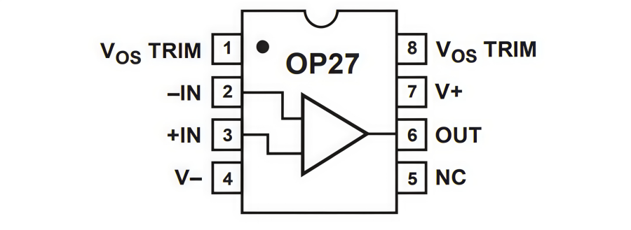 OP27G OP-AMP Guide: Pinout, Features and Applications OP27G OP-AMP Guide: Pinout, Features and Applications