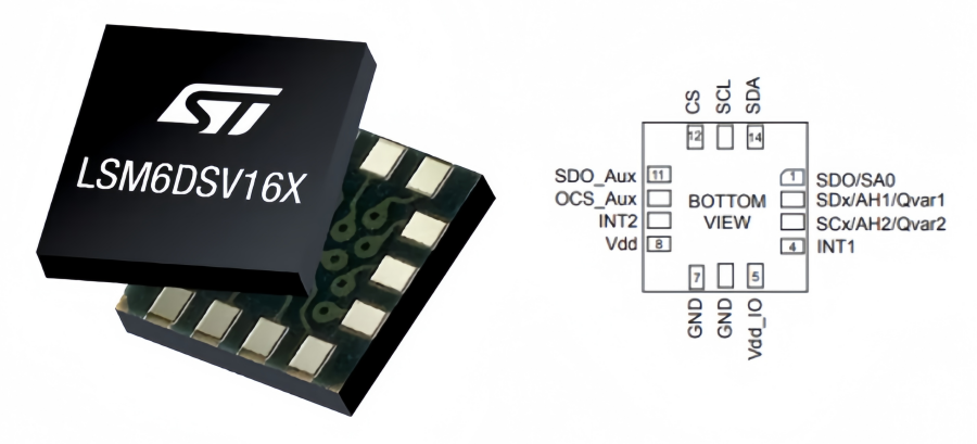 ST LSM6DSV16XTR | 6-Axis IMU for OIS & EIS Stabilization