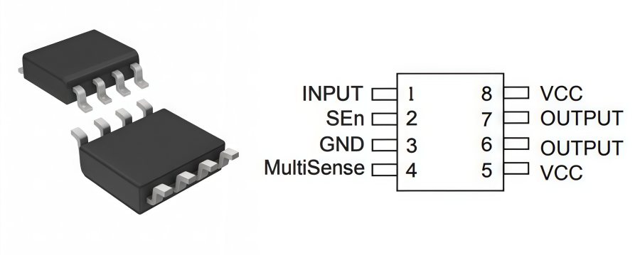 VN7050ASTR High-Side Driver Features & Applications