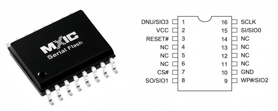 MX25L12835FMI-10G NOR Flash: Specs, Pinout & Applications