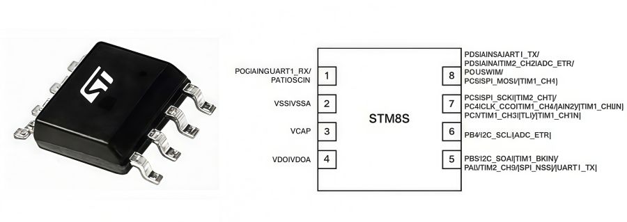 STM8S001J3 8-Bit MCU: Pinout, Specs & Applications